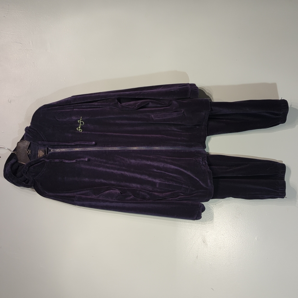 Vintage Early 2000's Sean John hooded velour tracksuit size XXL
